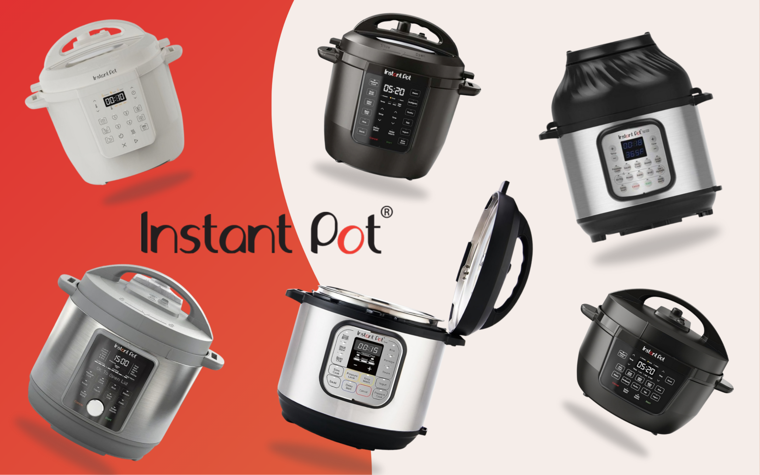 Instant Pot với đa dạng phiên bản nồi áp suất điện đa năng