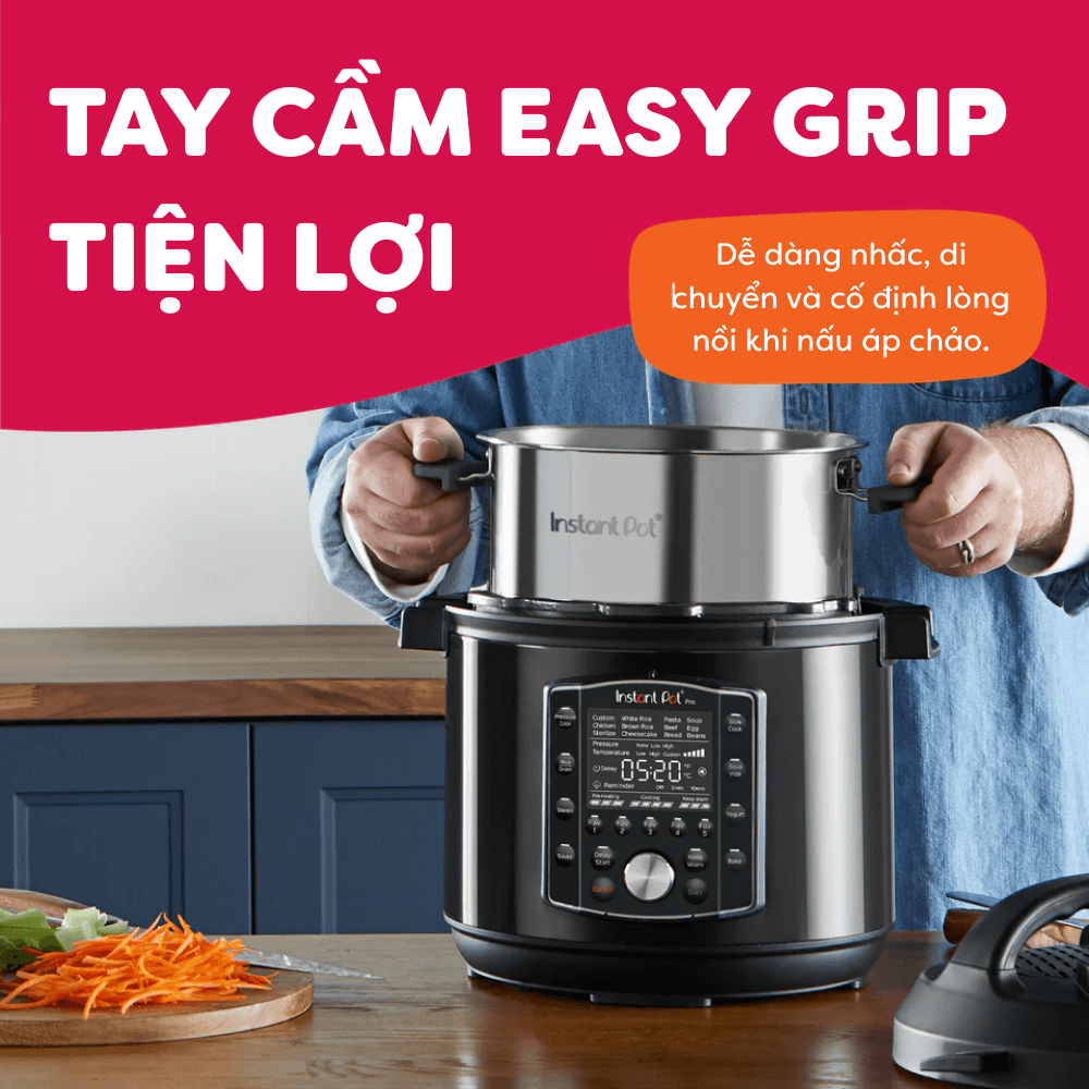 Nồi áp suất đa năng Instant Pot Pro 10in1 5.7L