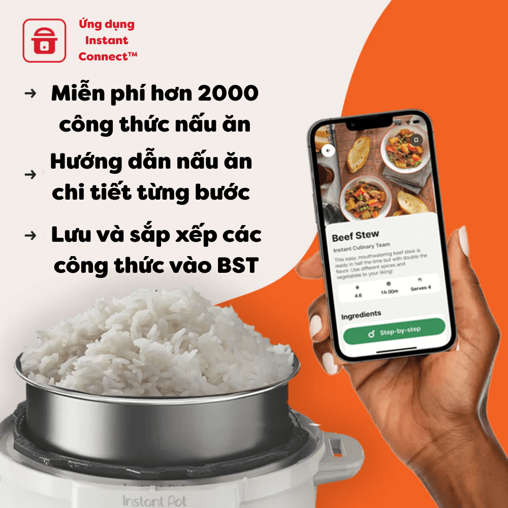 Nồi áp suất đa năng Instant Pot Pro 10in1 5.7L