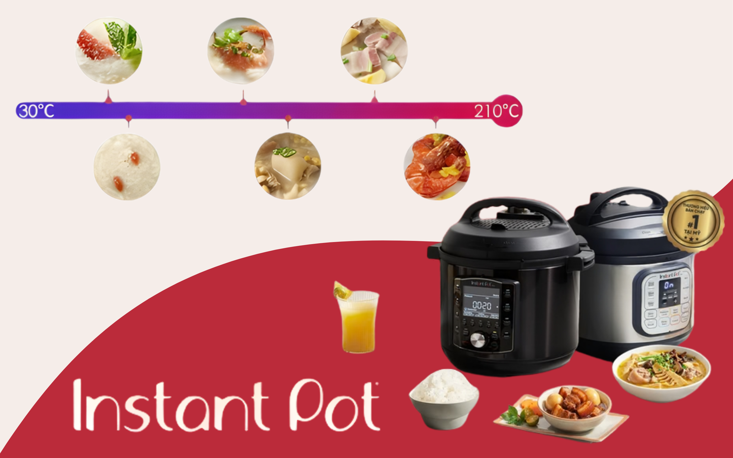 Lòng nồi Instant Pot inox 304 an toàn cho sức khỏe