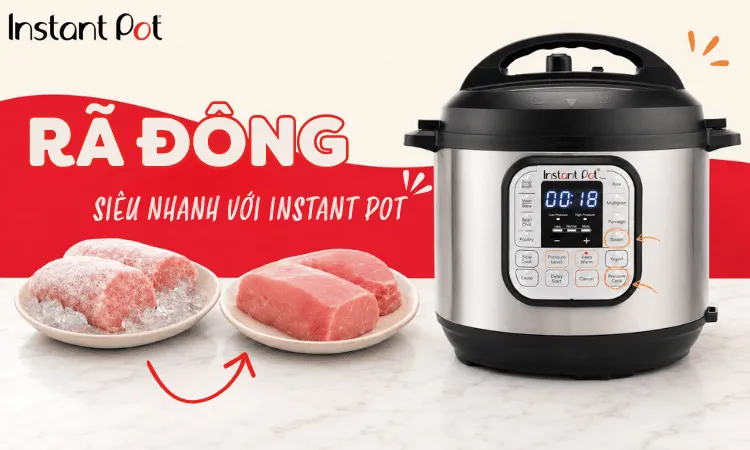 Mẹo rã đông bằng Instant Pot 1